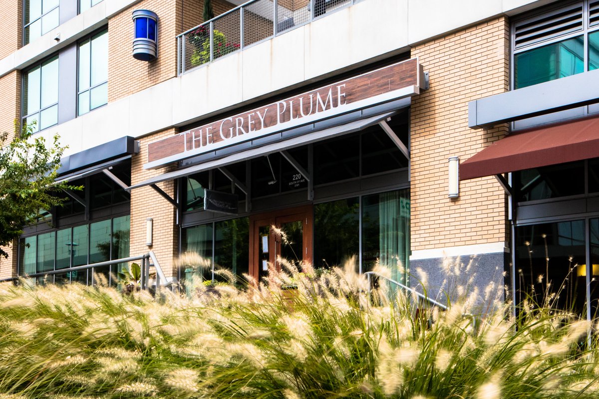SGHconcepts's tweet image. We provided @Fundermax_US  phenolic panels on @TheGreyPlume  in Omaha. These rustic &quot;Tambora&quot; colored panels work great as a distinctive accent to really add a pop to the sign of this local eatery. 🥗🍲
#architecture #funderMax