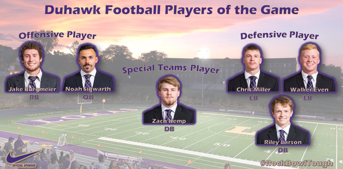 LorasCollegeFB's tweet image. Week Nine Players of the Game! #RockBowlTough #FightInTheShade