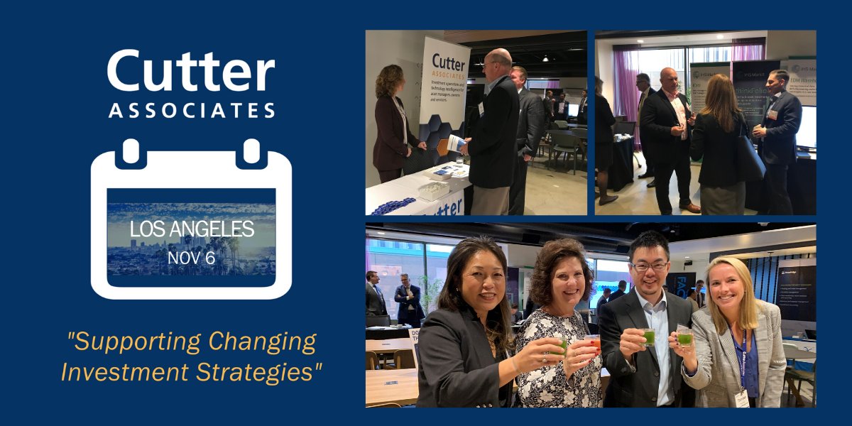 CutterAssociate's tweet image. #CutterResearch meeting underway in LA.  Great to be here with members, friends, and colleagues.