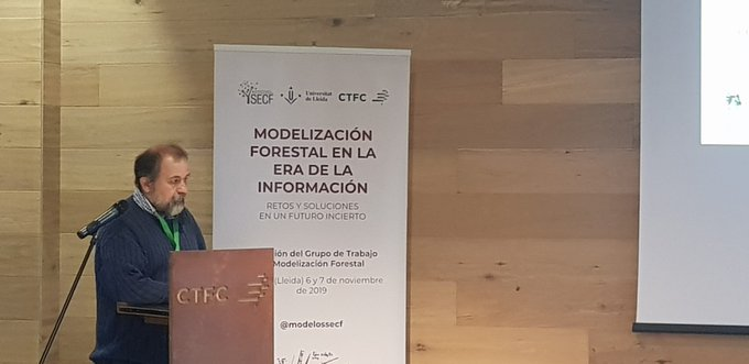 secforestales's tweet image. Primera Jornada del El V Congreso de #Modelización #Forestal CTFC Solsona (Lleida)