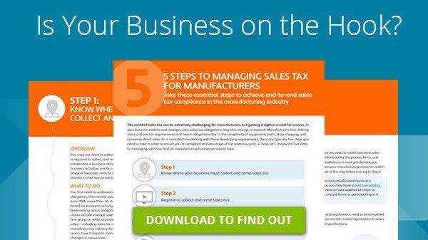 SYSPROAmericas's tweet photo. With the recent #Wayfair ruling imposing sales tax obligations on out-of-state transactions, it pays to know if your #manufacturing business is in #compliance. Download this guide from @avalara to help you navigate a prosperous and penalty-free 2020: https://t.co/Wm1getPBhk https://t.co/TddKoQh9pW