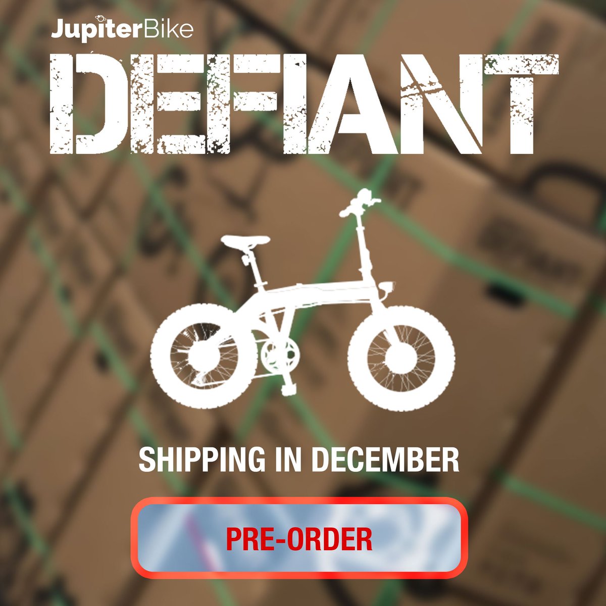 JupiterBike Defiant - Production Models on the way! Preorder NOW! 🚴‍♂️🚀⛱️ #ebikelife #fattirebike #allterrain #rideout #defiant