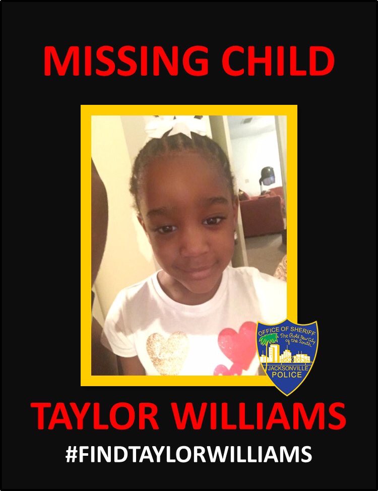 russell_colburn's tweet image. #TaylorWilliams great-grandmother tells me this family is &quot;torn up.&quot; She said they expect to learn more tomorrow. 5-year-old still missing, according to @JSOPIO. @ActionNewsJax has live team coverage at 10. @WOKVNews