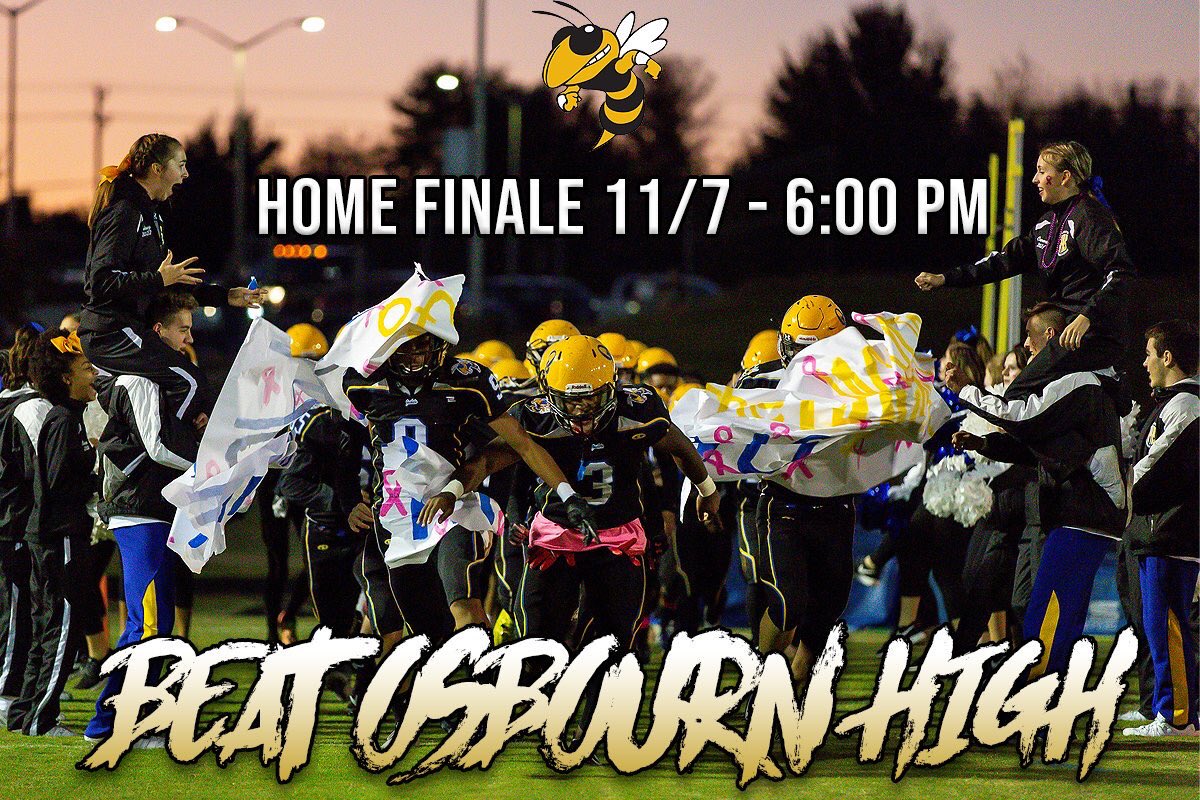 🚨 GAMEDAY 🚨 
Thursday November 7 ⤵️

🆚 » @Osbourn_FB 
🏟 » Al Crow Stadium
🕕 » 6 p.m. 
🗣 » @InsideNoVA @OPJackets @OPCheerleading @OPHYPESQUAD 

#PACKTHEHOUSE
#NEONOUT