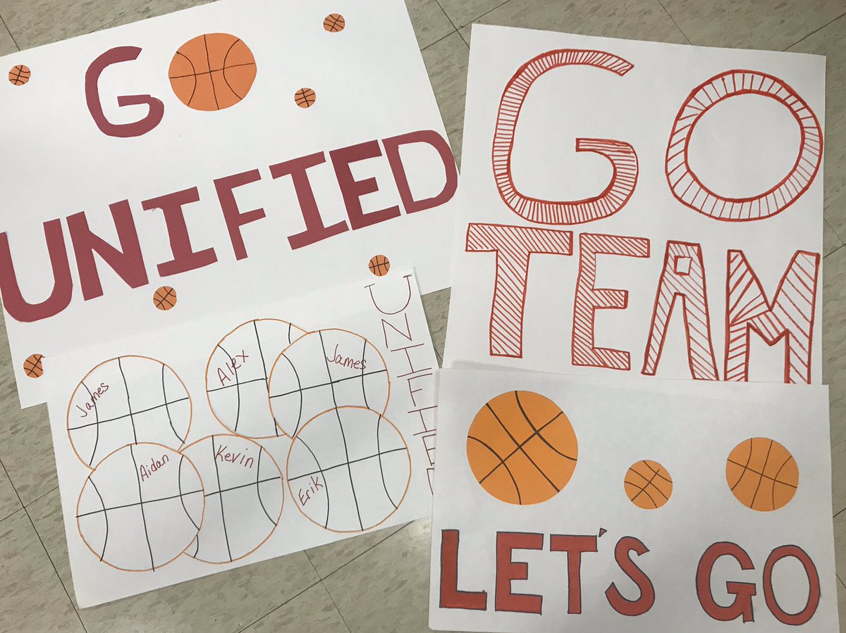 Posters for our fans to wave during tomorrow’s game (11/7). Raise your hand if you want to hold one up at the game.  See you at 4:00 pm in the MVMMS gym. #MelrosePS