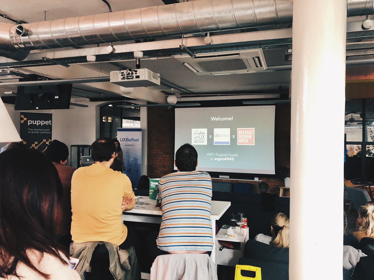 Andrew McCrum (@mccrum) on Twitter photo A big thank you to <a href="/uxbelfast/">UX Belfast</a> & <a href="/LadiesthatUXBEL/">Ladies that UX Belfast</a> for tonights meetup. Great speakers and turn out. #BDW19 #belfastdesignweek A big thank you to <a href="/uxbelfast/">UX Belfast</a> & <a href="/LadiesthatUXBEL/">Ladies that UX Belfast</a> for tonights meetup. Great speakers and turn out. #BDW19 #belfastdesignweek