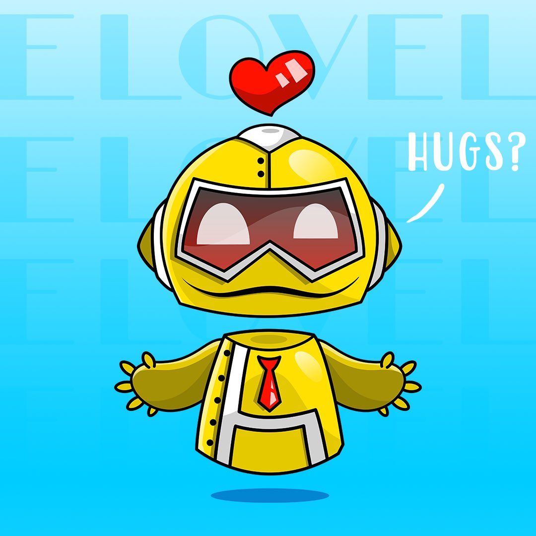 Hugs anyone? Happy app mascot created called Happ! #vector #illustration #skodi #love #mascot