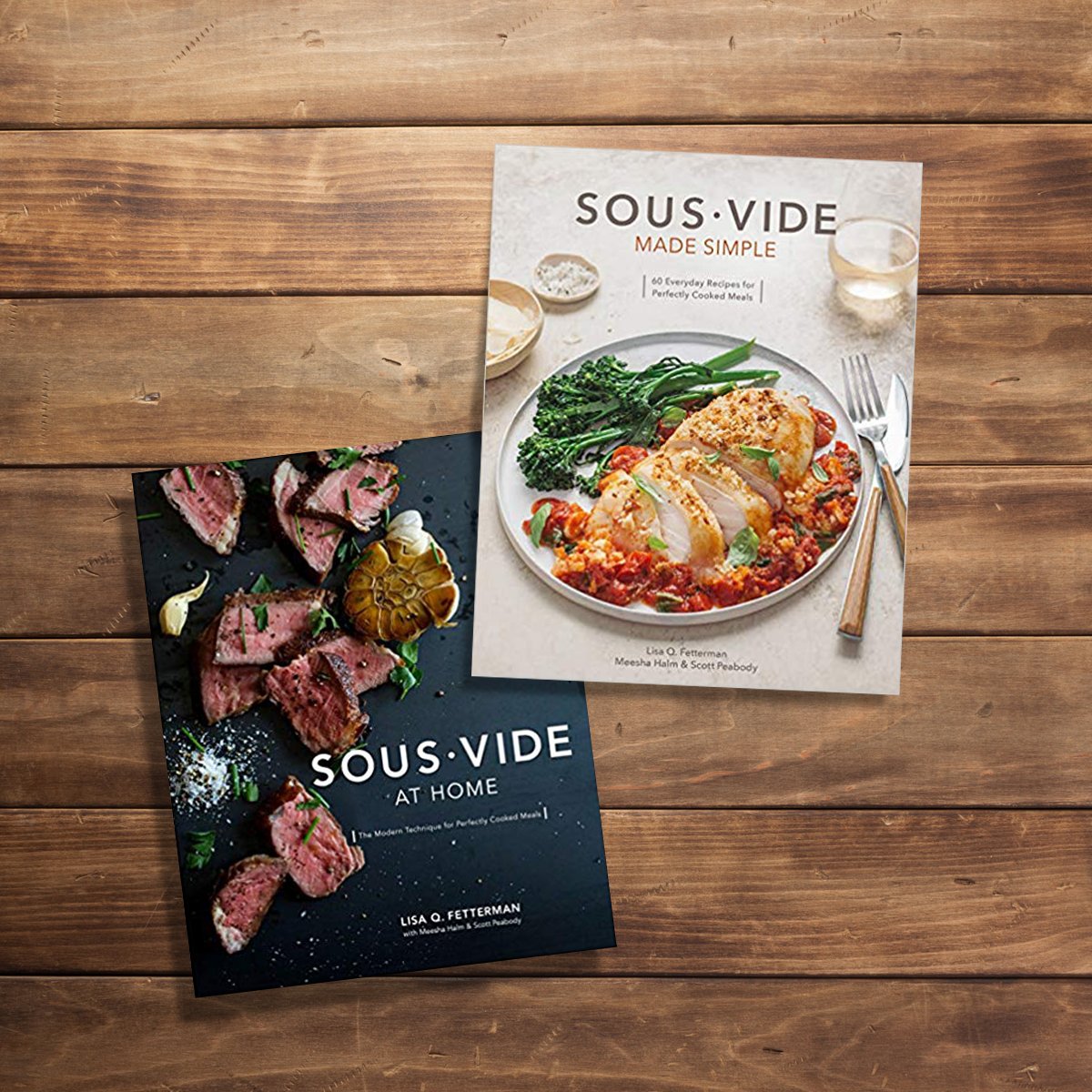 Sure, we sell delicious, sous vide cooked, flash-frozen meals. But that doesn’t mean we don’t love to cook at home too! In fact, we’re celebrating the anniversaries of both of our cookbooks - Sous Vide At Home and Sous Vide Made Simple. Get ‘em wherever you buy your book thingys!