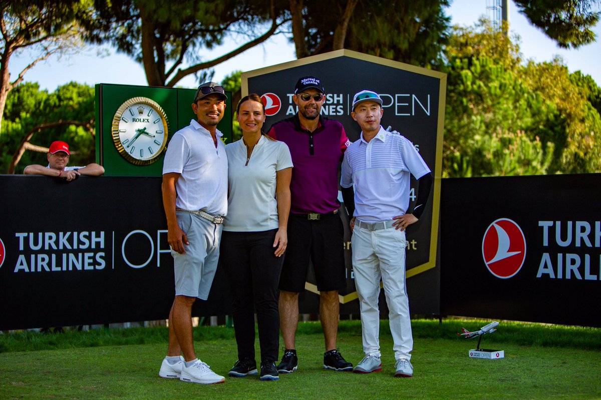 A once in a lifetime experience for our Turkish Airlines World Golf Cup winners, including our 2019 Champion Luke Zhao who played with <a href="/padraig_h/">Padraig Harrington</a> in today’s #TurkishAirlinesOpen Pro-Am 📸 #TAWGC #SOCAR #TurkTelekom