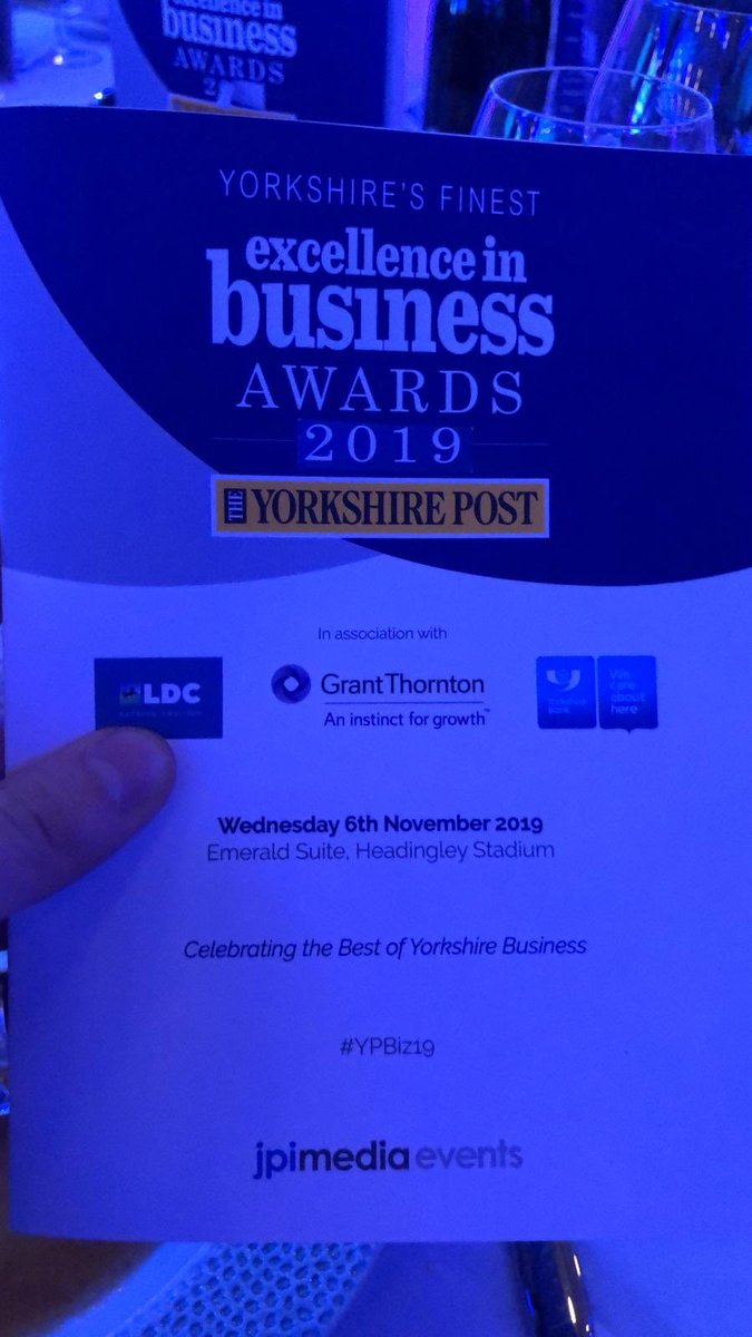 Excited to be nominated for Young Business of the Year at the Yorkshire Post Business Awards this evening - good luck to all the other shortlisted companies! #ypbiz19 #awards #ethoss #boneregeneration #yorkshire