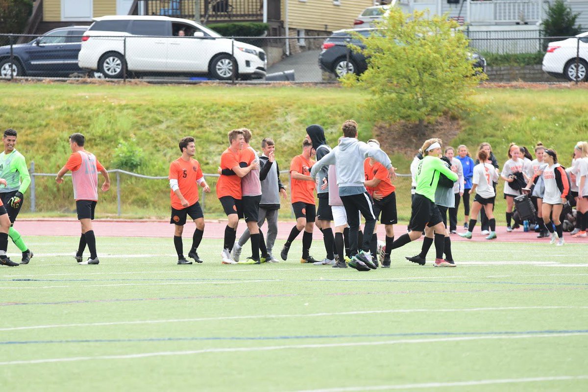 BeverlyHSsoccer's tweet photo. Huge first round win for the boys today over Charlestown 2-1. The next game is SATURDAY at HOME at 2 against the winner of tonight’s Winchester vs. Boston Late match. https://t.co/HYE9pfllYr