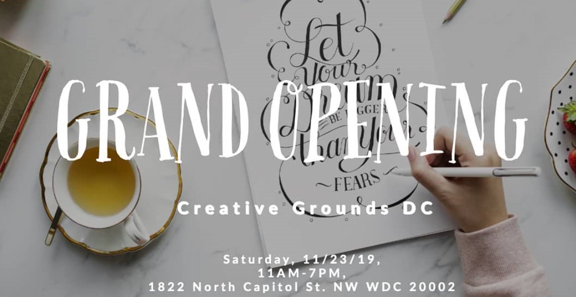 Scott Roberts (@scottrobertsdc) on Twitter photo great to see #BloomingdaleDC's <a href="/CreativeGrndsDC/">Creative Grounds DC</a> at North Capitol St NW & Seaton Pl NW announce its opening, slated for Saturday, 11-23-2019 ☕️🎨
<a href="/SmallBizDC/">DSLBD</a> <a href="/NorthCapitolDC/">North Capitol Main Street</a> #shopsmall #shoplocal
bloomingdaleneighborhood.blogspot.com/2019/11/creati… great to see #BloomingdaleDC's <a href="/CreativeGrndsDC/">Creative Grounds DC</a> at North Capitol St NW & Seaton Pl NW announce its opening, slated for Saturday, 11-23-2019 ☕️🎨
<a href="/SmallBizDC/">DSLBD</a> <a href="/NorthCapitolDC/">North Capitol Main Street</a> #shopsmall #shoplocal
bloomingdaleneighborhood.blogspot.com/2019/11/creati…