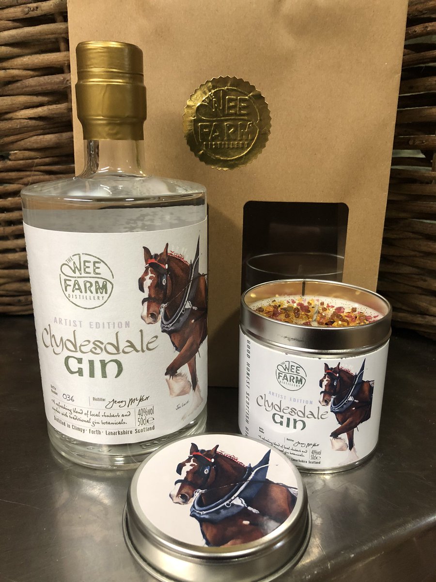 Available now direct from the distillery #gingifts #clydesdalegin #shoplocal