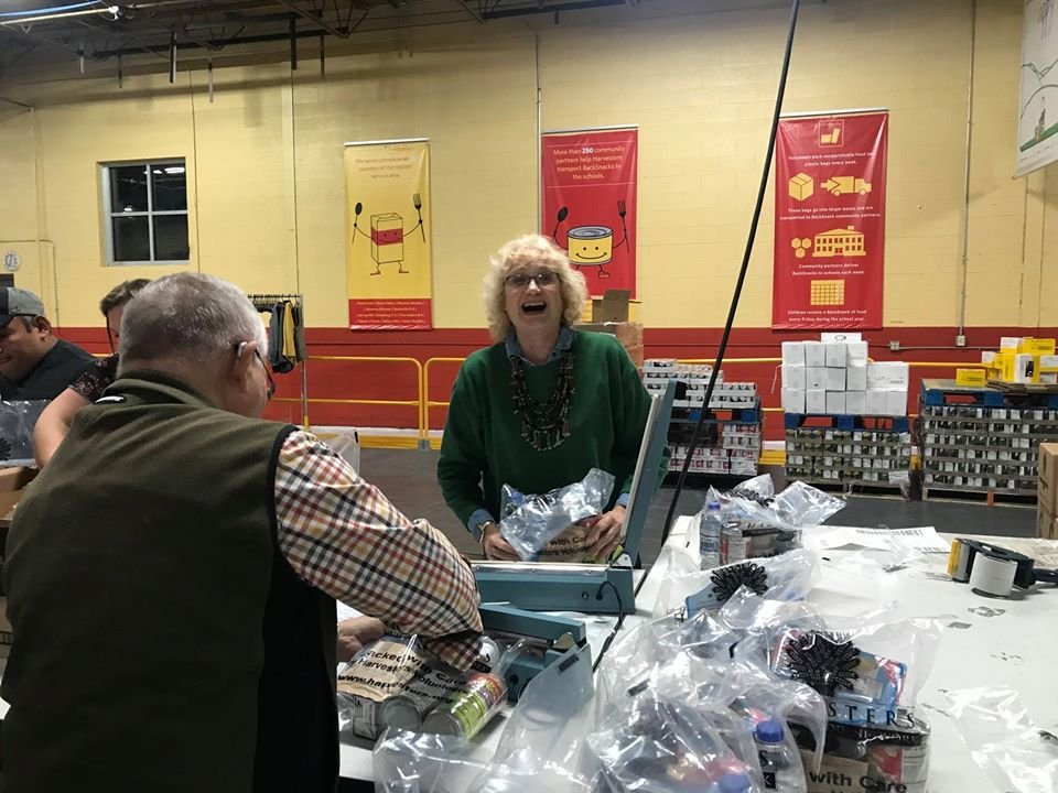 Had a wonderful time with <a href="/Rotary13/">Rotary 13</a> last night packing snack packs at Harvesters for our area students in need.
 #Rotary  #KCMO #giveback