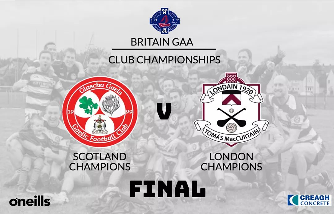 ScotlandGAA's tweet image. ‼️ ALL BRITAIN FINAL ‼️
🏐 @glasgowgaels v @ThomasMcCurtain
📆 SUNDAY 17TH NOVEMBER 📆
⏰ 1PM ⏰
📍 BEESTON PAIRC, LEEDS LS11 8RP📍 
📲 FOLLOW ON TWITTER (@scotlandgaa) 🐦
🙌🏼 ALL SUPPORT VERY WELCOME 🙌🏼