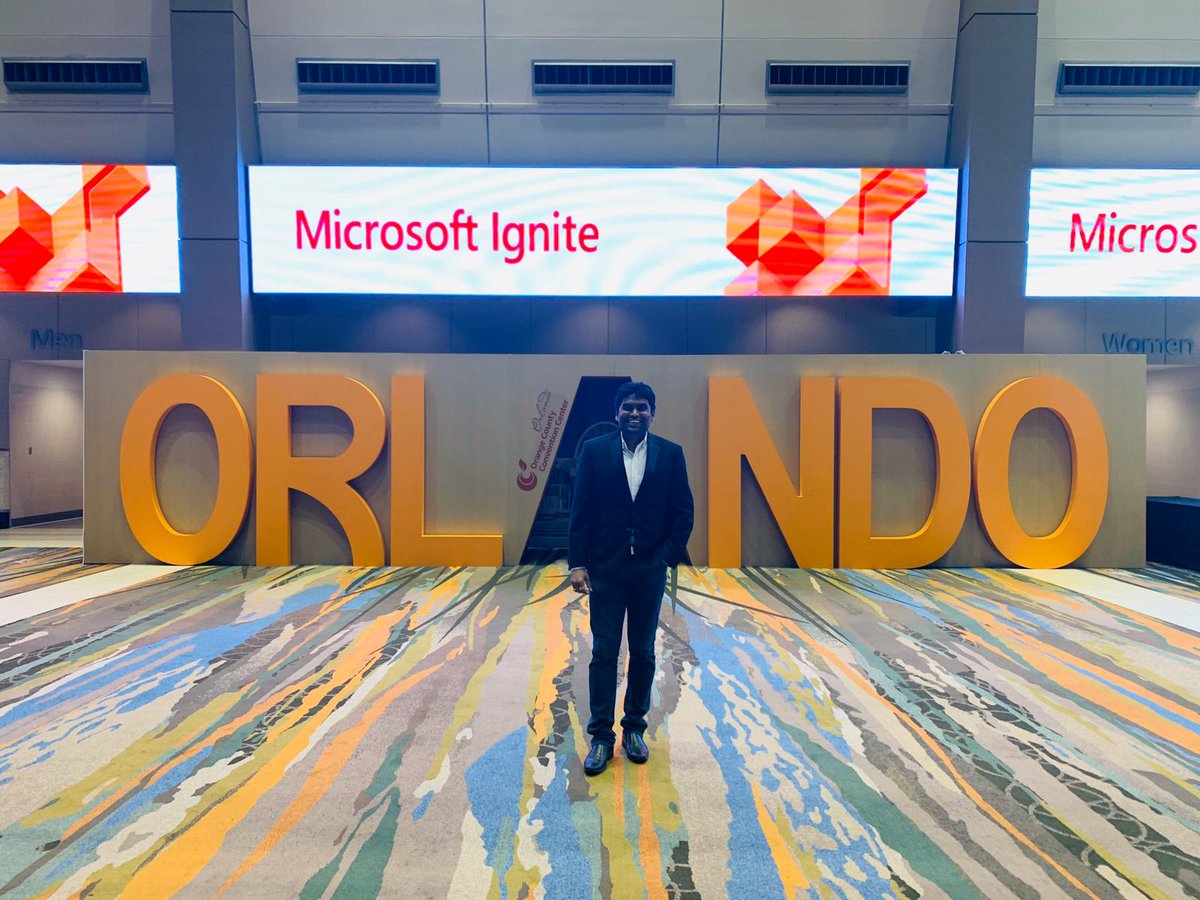 Quadranttech2's tweet image. Ram Paluri, Director representing #QuadrantResource at Microsoft Ignite hosted at Orlando, Florida #microsoftignite #orlando
