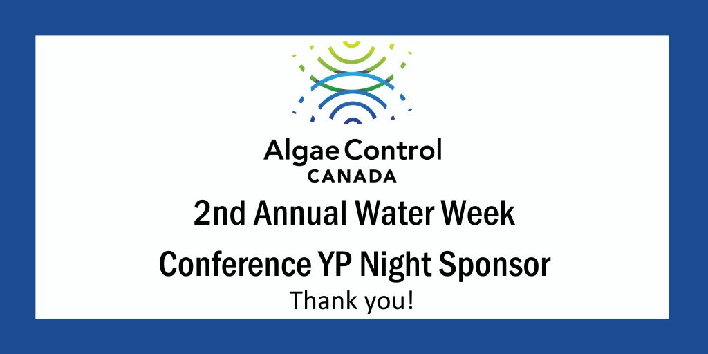 awwoa's tweet photo. . #WaterWeek2019 is one week away! Thank you to @AlgaeControlCan for sponsoring YP Night!
YP Night Details:
Wednesday, November 13, 6:30-10:00 pm
Fionn MacCool's Mayfield
10813 170th Street NW Edmonton https://t.co/Kgaml7uSMR