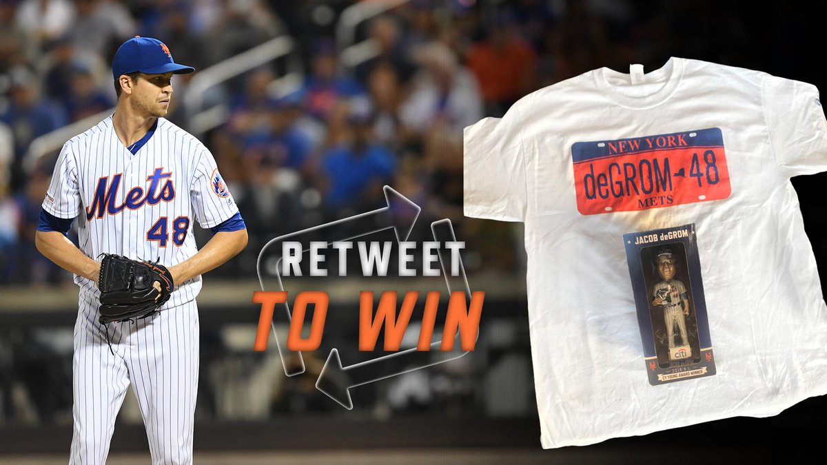 🐐 RETWEET TO WIN 🐐

RT this for a chance to win a <a href="/JdeGrom19/">Jacob deGrom</a> bobblehead and t-shirt!