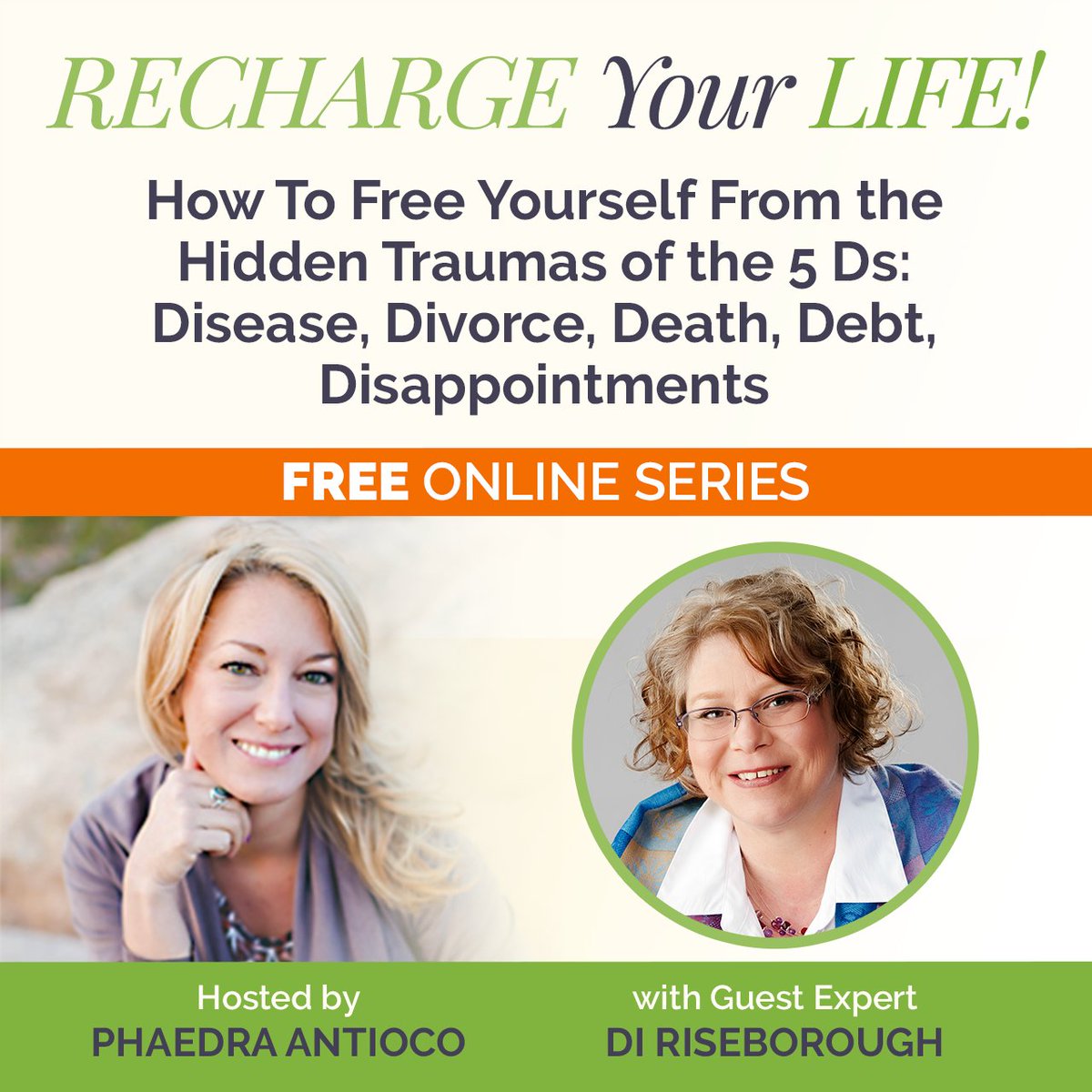 Identify triggers that might be sabotaging your life. Take control and recharge your life! Free interview series: Sign up here: ow.ly/AHOY50x3Z5d
 #RechargeLife #traumarecovery