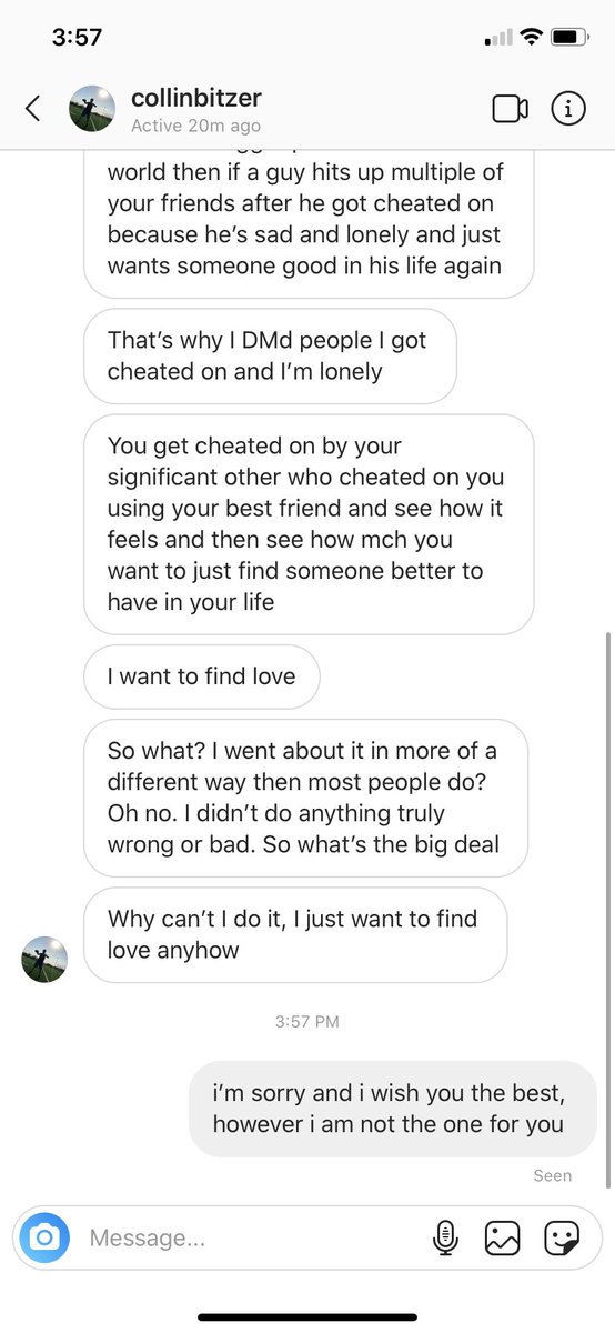 anniefarberr's tweet photo. so me and my friends have received the same exact DM over and over for atleast a year from the same guy, and jill decided to respond.   Someone needs to check on him and make sure he’s okay lmao https://t.co/idFHbloaLo