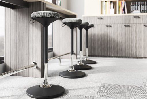 NationalOffice's tweet image. With a minimalist design, Weitz delivers incredible results. Perfect for any sit to stand application, this impromptu stool easily achieves any elevation from worksurface to bar height 👏 Take order is 11.18.19!
 
#FallPreview #Weitz