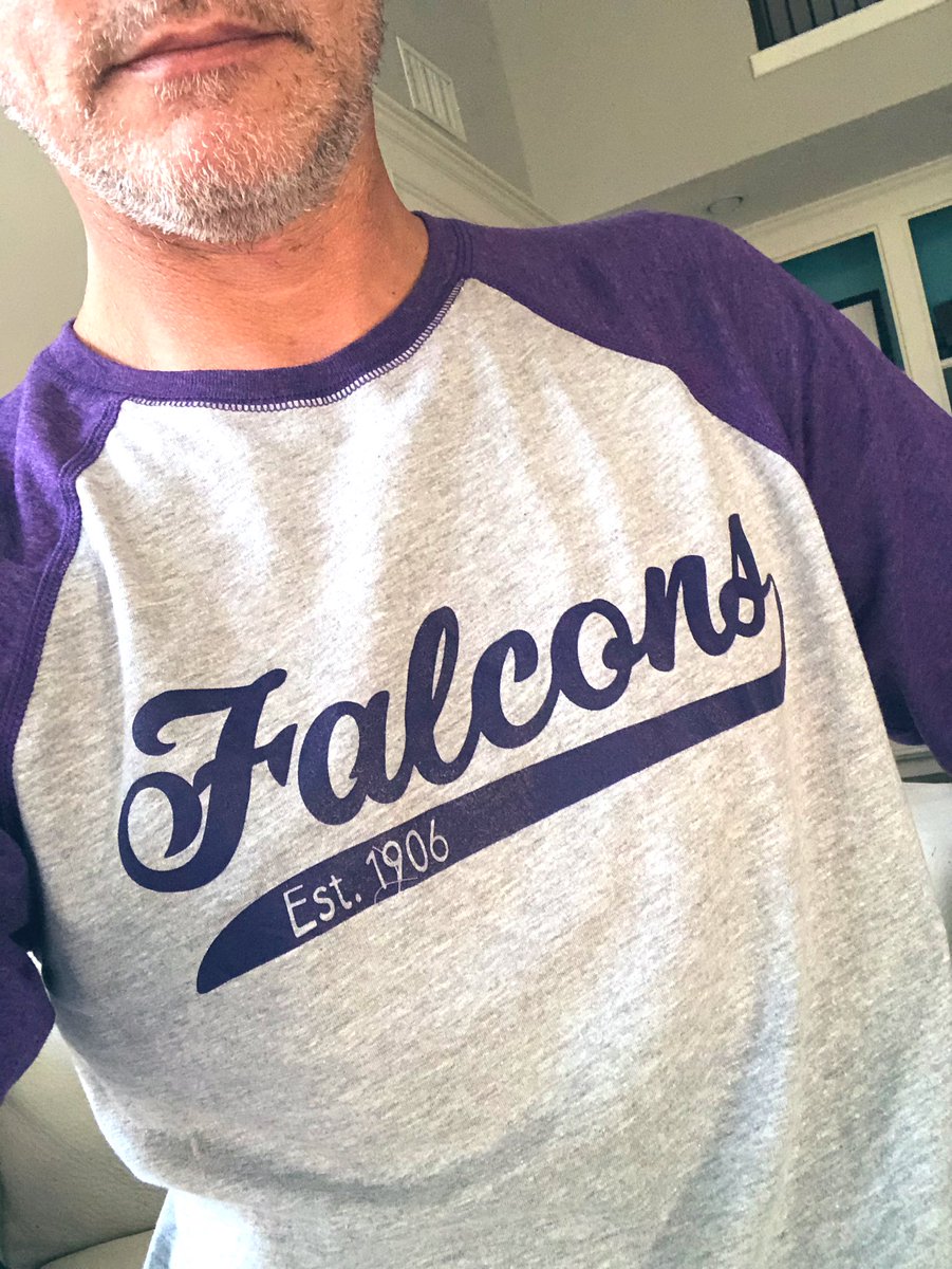 Head to the bookstore to get your limited edition Falcons raglan “softball” shirt. This was designed by Caroline, a #kinkaidms 7th grader during our t-shirt design unit in technology class. You can read her bio and see other designs outside the store. #onekinkaid <a href="/kinkaidschool/">The Kinkaid School</a>