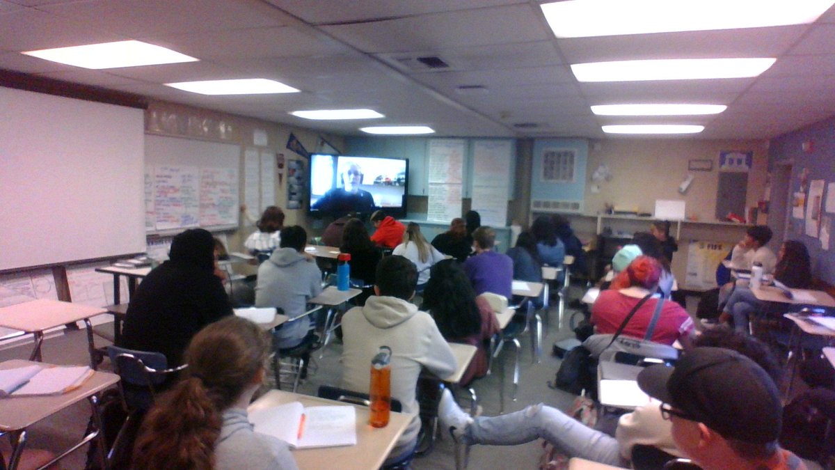 n_beddes's tweet photo. I love Skype a Scientist! Such a great opportunity for students to talk to a real scientist! Thanks Sam Dundon! #BioWithBeddes https://t.co/Dtb2IO03dQ