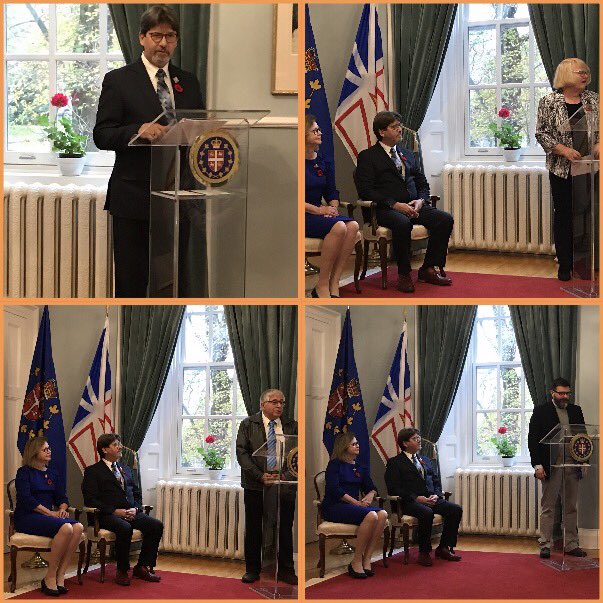 Time to Talk was the message at GH 4 launch of @nlprostatecancer poster campaign encouraging men 2 be open 2 discussing physical health risks men face like prostate cancer. As Patron His Honour spoke 2 necessity of men being open about health issues. Visit nlprostatecancersupport.org