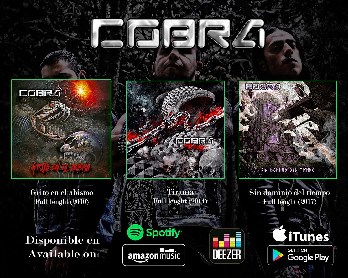 A partir de hoy escucha nuestra música en las principales plataformas digitales!