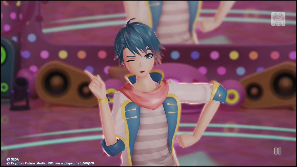 SolarAutumn08's tweet photo. He's too cute ;u; i must take more screenshots #ProjectDiva #ProjectDivaX #ProjectDivaXHD #Kaito https://t.co/mn3qYKEYyq