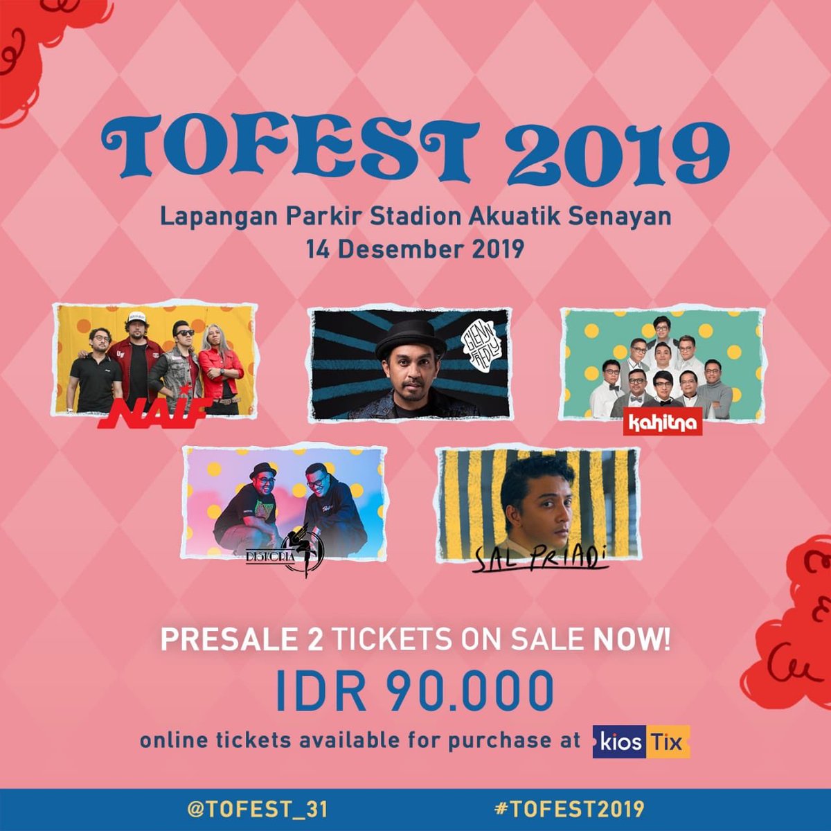 ❗❗PRESALE 2 ON SALE NOW❗❗
ㅤㅤㅤㅤㅤㅤ
It's time to slide like a roller coaster. Let's come and feel the carnival spirits with the exciting music🎵🎶
ㅤ
🎟Ticket price: 90Kㅤㅤㅤㅤㅤㅤ
Go get yours and contact us 🎪
Line : ghnysss
(081280539572)
Line : tashyas
(082111856338)