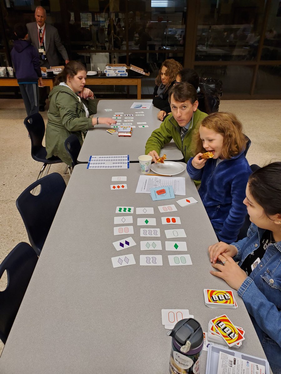 Math Night at THMS! Thanks JMU! <a href="/THMSPride/">THMS Pride</a> #jmumc2