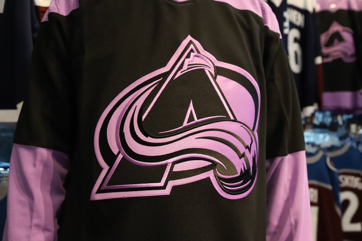 avalanche hockey fights cancer 2019