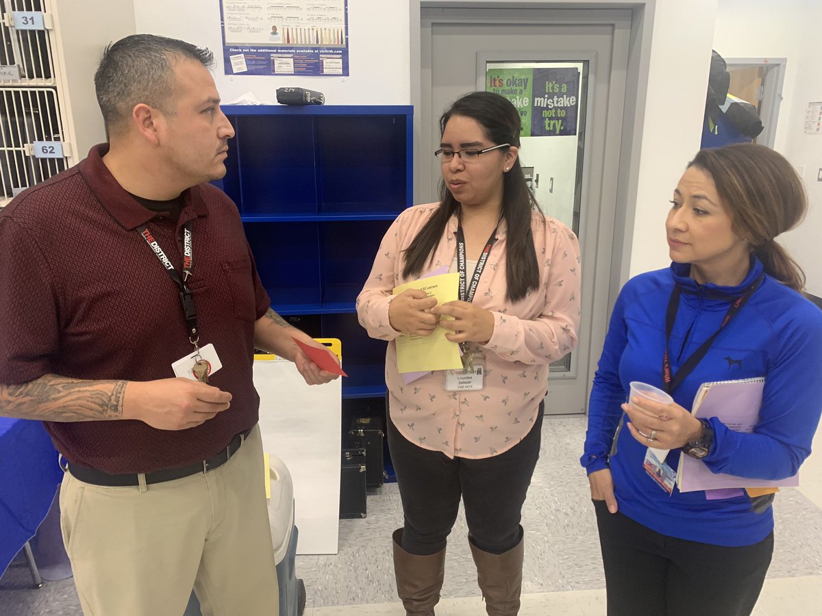 Thank you Jane Almeida, Rey Sanchez, and Paola Vasquez for providing guidance to Warrior Nation on creating the most effective environment possible for Warriors with special needs. We love you guys! #TheDistrictOfChampions #BAMSrocks #EveryStudentMatters