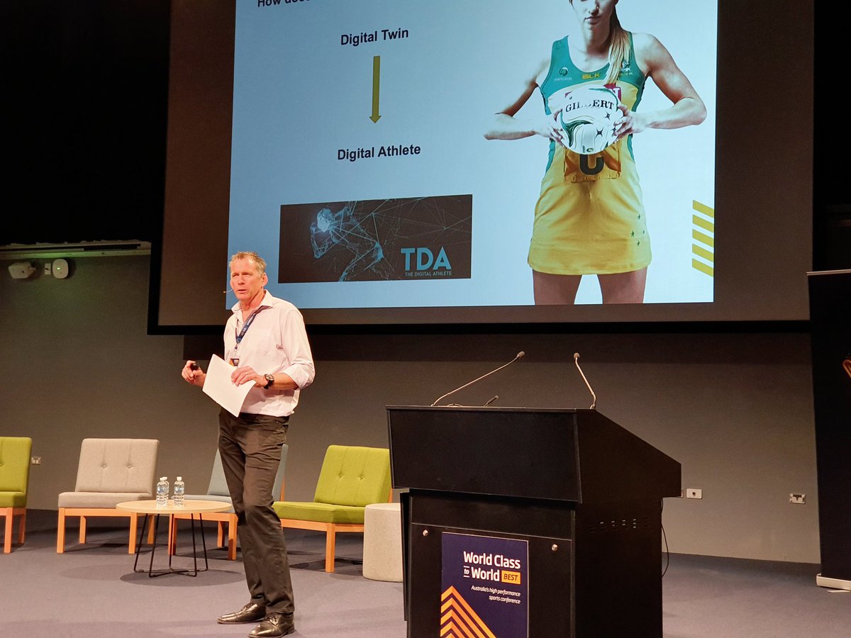 theAIS's tweet image. #WC2WB | @rowingaust 4 x Olympian and Gold medallist, @DuncanFree, OAM talks about the digital athlete concept - a science based and evidence based tool, utilising data, in order to enhance and maximise performance. 

#theAIS #HighPerformance #Data #Collaboration #ScienceInSport