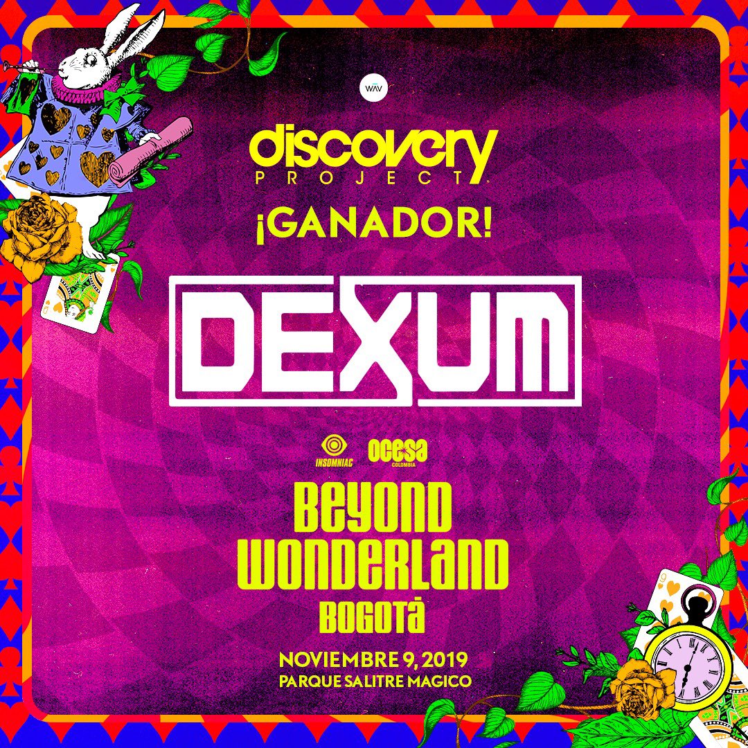 El ganador del Discovery Project de la primera edición de #BeyondWlandBOG es DEXUM. 
🎧
