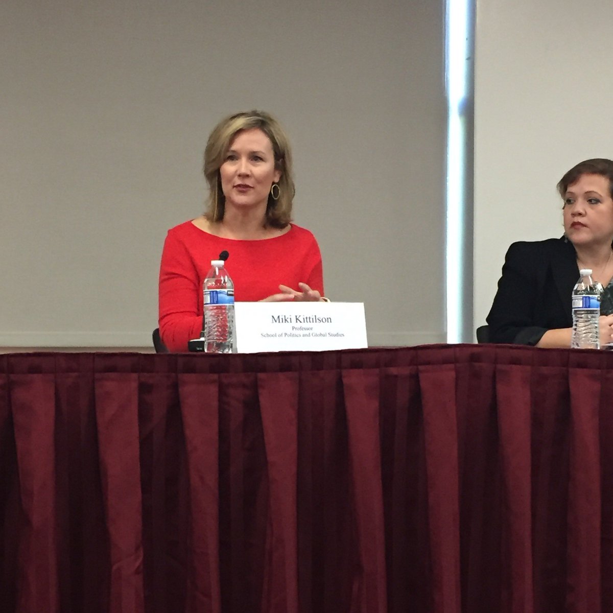 Inspiring dialogue at CSW First Generation Women Leaders event by FWA President <a href="/MikiKittilson/">Miki Kittilson</a> .