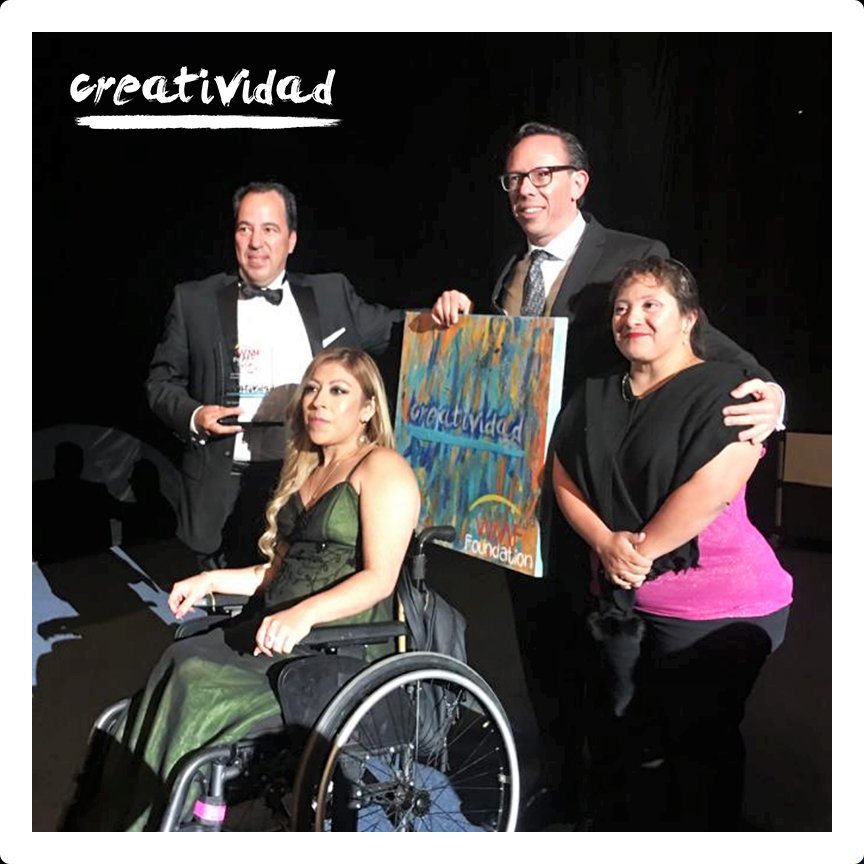 Nos sentimos muy honrados de haber recibido ayer, durante el <a href="/WorldMeetingsFo/">World Meetings Forum</a> Foundation, el reconocimiento como la agencia que más apoyó la inclusión laboral de personas con discapacidad.

Sin duda, uno de los reconocimientos que mayor gusto nos ha dado recibir.