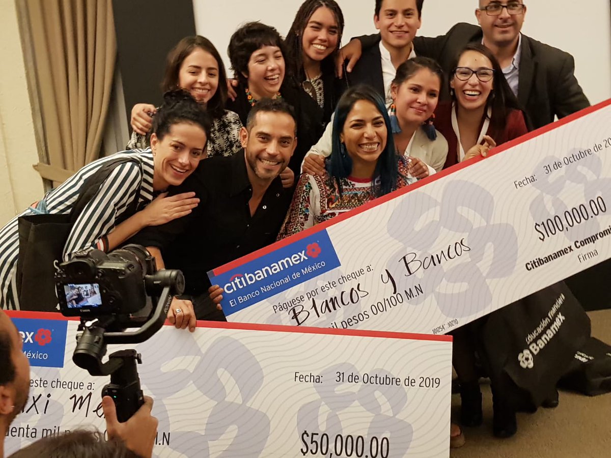 IODEMC_GobOax's tweet image. Blancos&amp;amp;Bancos y @VIXIMEXICO , emprendedores oaxaqueños, obtuvieron el primer y segundo lugar respectivamente en la convocatoria &quot;Emergente 2019&quot;, promovido por el @GobOax , a través del IODEMC, en conjunto con Compromiso Social @Citibanamex y el @ImpactHubDF .
@alejandromurat