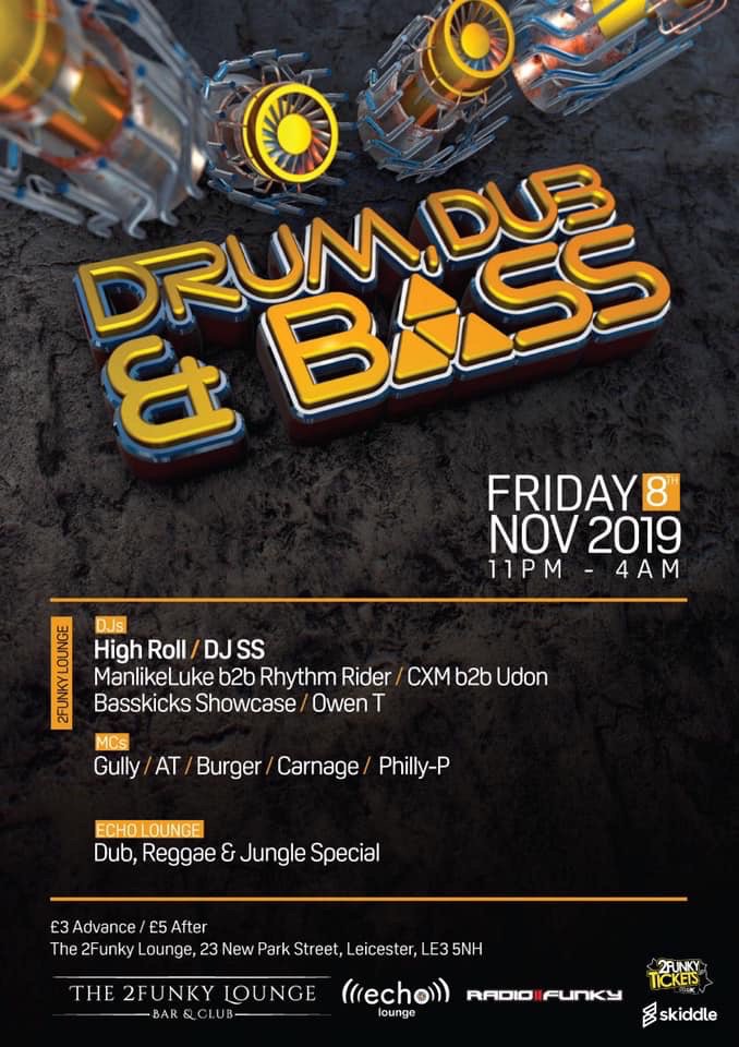 FormationRecs's tweet image. This Friday! #Leicester #drumandbass @2funkymusiccafe 
@djssformation @highrollsounds &amp;amp; More! #dnb #jungle