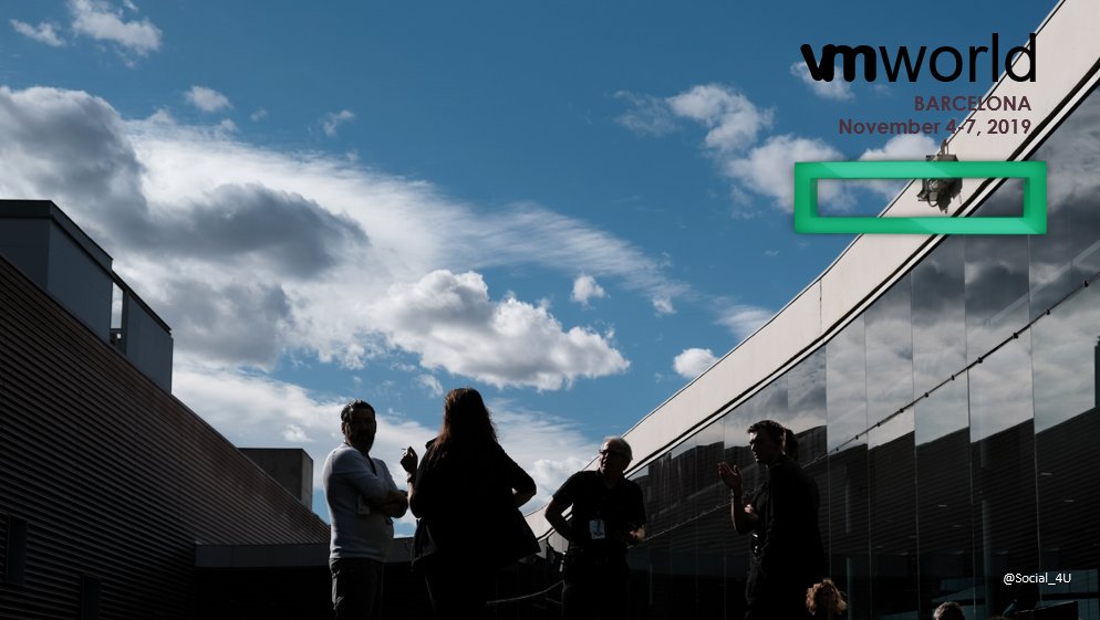 Social_4U's tweet photo. Last Day at #VMworld : still time to visit #HPE booth D303, have fun and discuss wit hexperts with theater sessions and demos ! join #HPEVMware team on Booth D303 today https://t.co/k4eZH32uKj