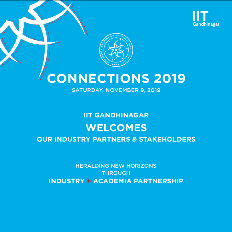 We are happy to share that we are conducting the 2nd edition of Industry Conclave- Connections 2019 on Nov 9, 2019, <a href="/iitgn/">IIT Gandhinagar</a>. The Conclave is an opportunity to stimulate Industry-Academia Partnerships and promote enhanced communication b/w industry leaders, IITGN faculty &amp; students