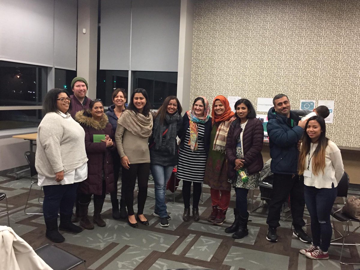 enem74's tweet photo. Had an awesome evening at #Saddletownelibrary with amazing community leaders and volunteers, Anu, Davinder, and Susan Gwynn!
#connectinspireact
#weavingourstories https://t.co/jGHmRVse1i