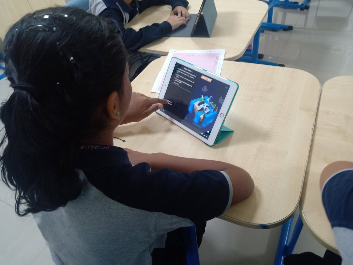 Students of TWA Grade 6 _ coding challenge #LearnToCode #everyonecancreate #everyonecancode #swiftplayground #AppleEDU #100DaysOfCode #ADE2019 <a href="/trioacademyblr/">TRIO WORLD ACADEMY</a> <a href="/michaelokaneedu/">Michael O'Kane</a> @MrDigiTechSabe <a href="/laurenangarola/">Lauren Angarola</a>  thanks for the inspiration and sharing of great coding resource
