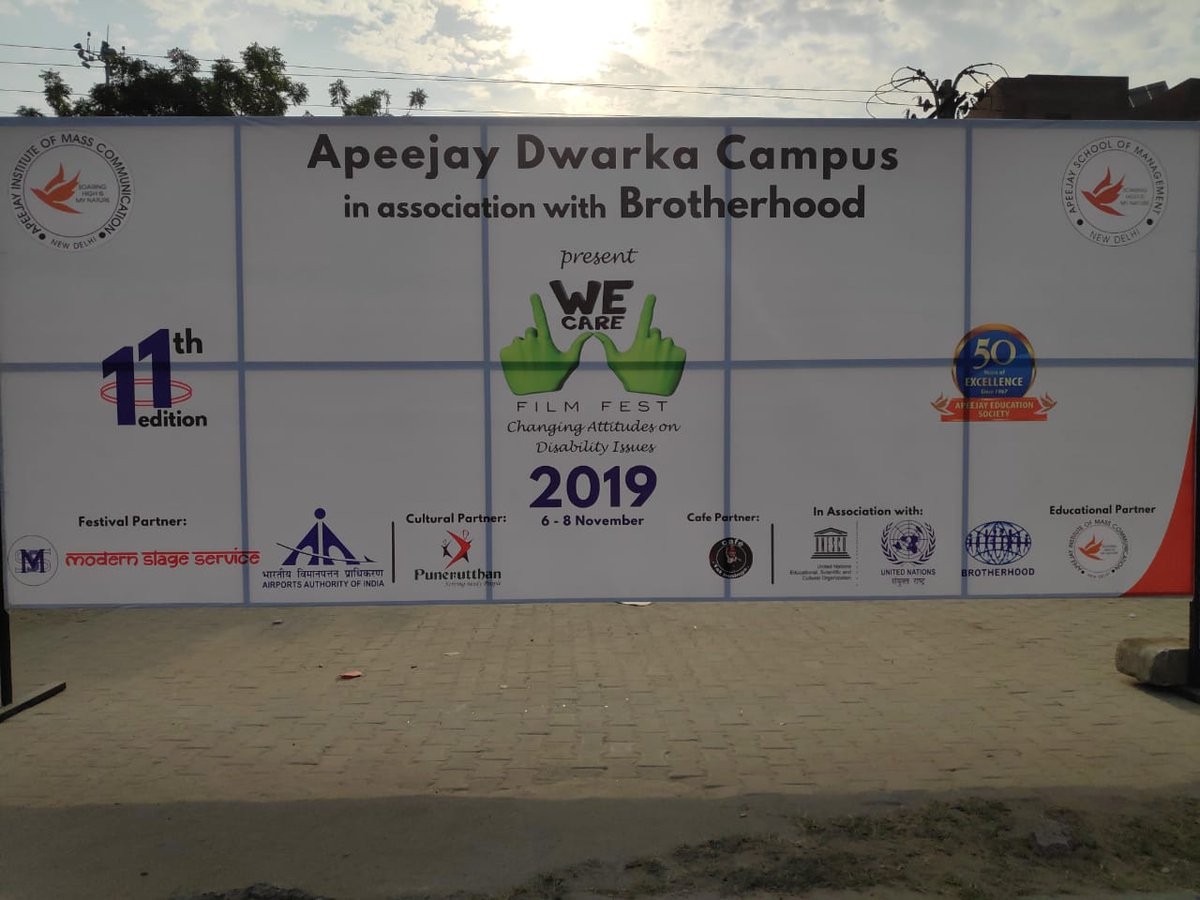 Ankitta5's tweet photo. Day2 at #wecarefilmfestival 
#weCare

@ApeejayMassComm https://t.co/hPArE3TF06
