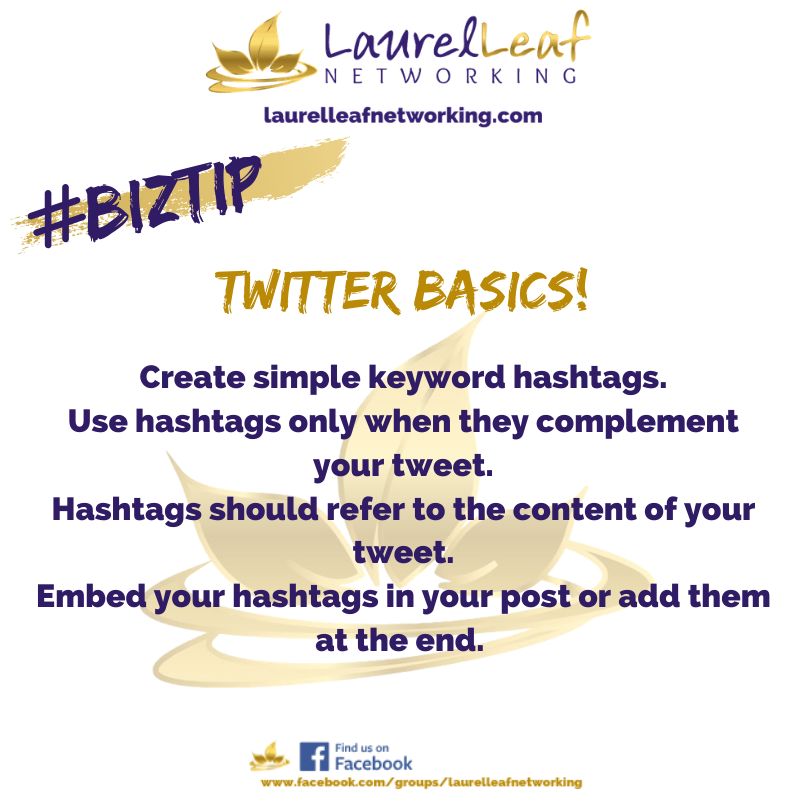 LaurelLeafChat's tweet image. 🌿👑𝓑𝓘𝓩 𝓣𝓘𝓟👑
#twitter #tweets #twitterbasics #twittertips #keywords #hashtags #contentmarketing #socialmediacontent #smallbusinessowners #marketingtips #businessmarketing #socialmediatips #biztips