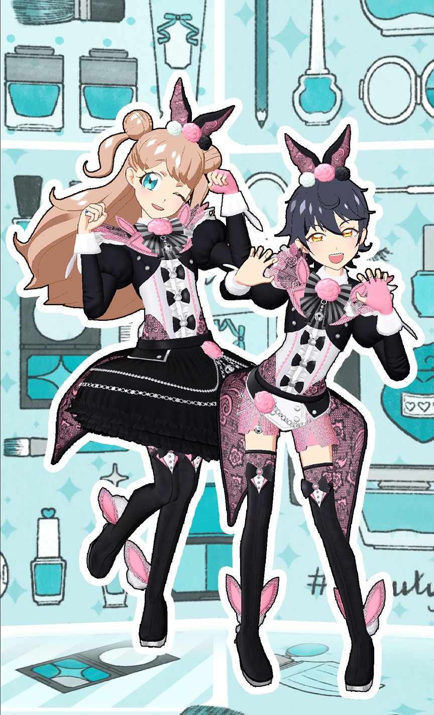 ゲーム ワッチャプリマジ 公式 Sur Twitter ユヅル 本日のおすすめコーデは ジャンピンラビッツピンクコーデ 黒 ピンクで かっこいいとかわいいがミックスされたコーデです プリ チャン キラッとスペシャル ファイル コーデdxセット2 に入ってい