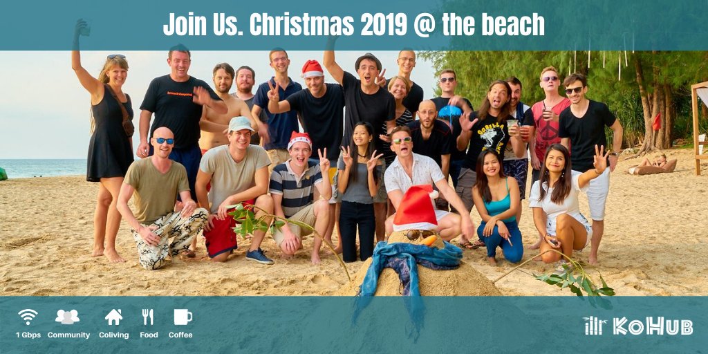 Christmas 2019, we are open and have lots of fun events with our community on the beach. Come and Join Us. :)