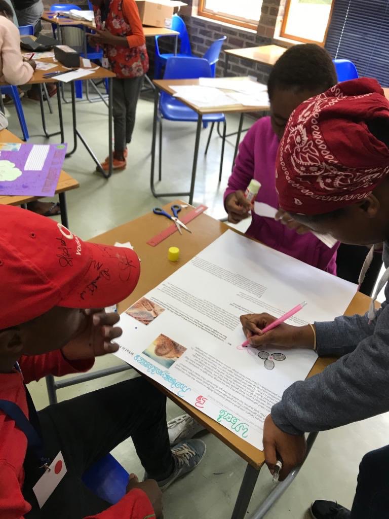 LesediNPO's tweet photo. The Expo is around the corner and the learners are working hard to get their projects done! https://t.co/lqLI2Z4JYf