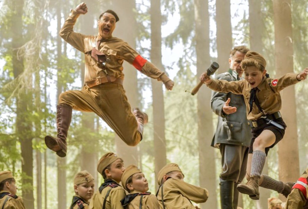 MarkedAsRead's tweet image. Did not expect #JojoRabbit would be as dark and as gut-wrenching as it was. It’s comedic alright, but it does not shy away from the harsh reality of its subject matter.